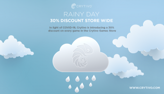 Rainy Day - Crytivo offering a 30% discount on every game.